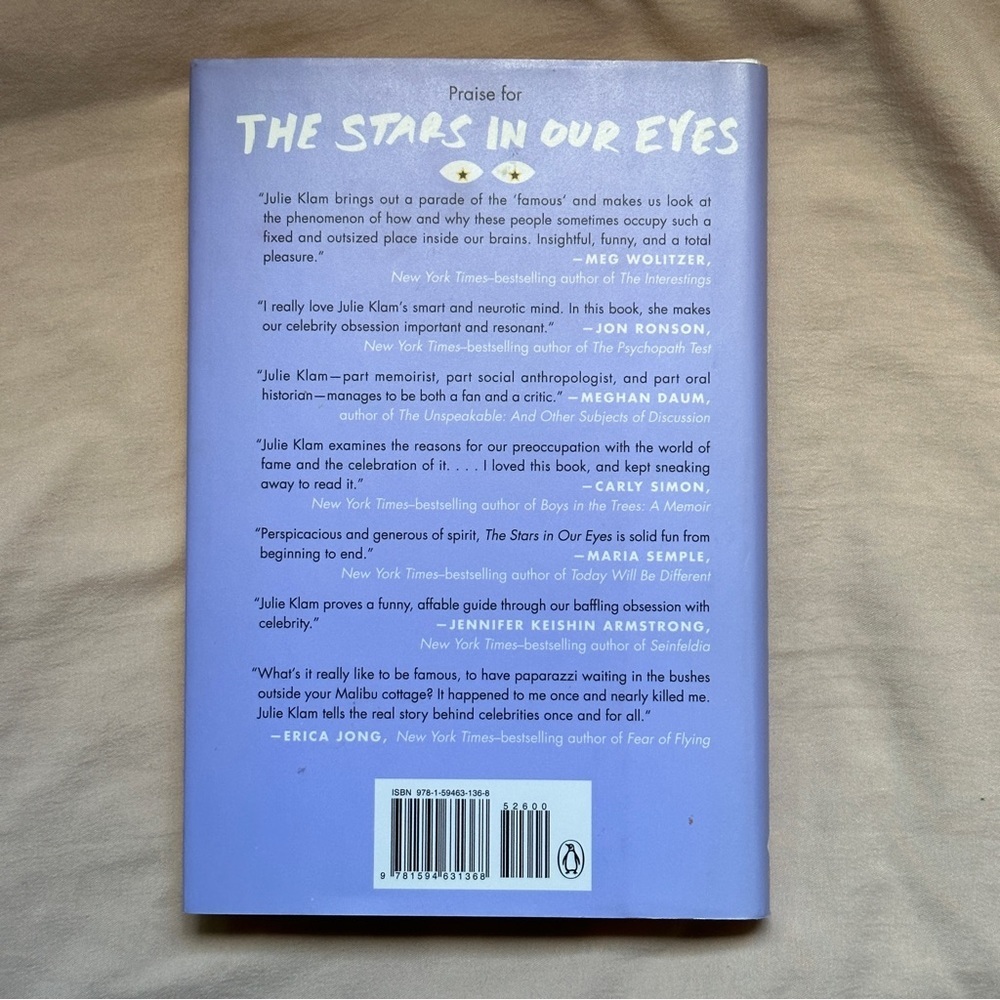 π’ The Stars in Our Eyes by Julie Klam | Social Psychology | Hardcover Book - Picture 2 of 8